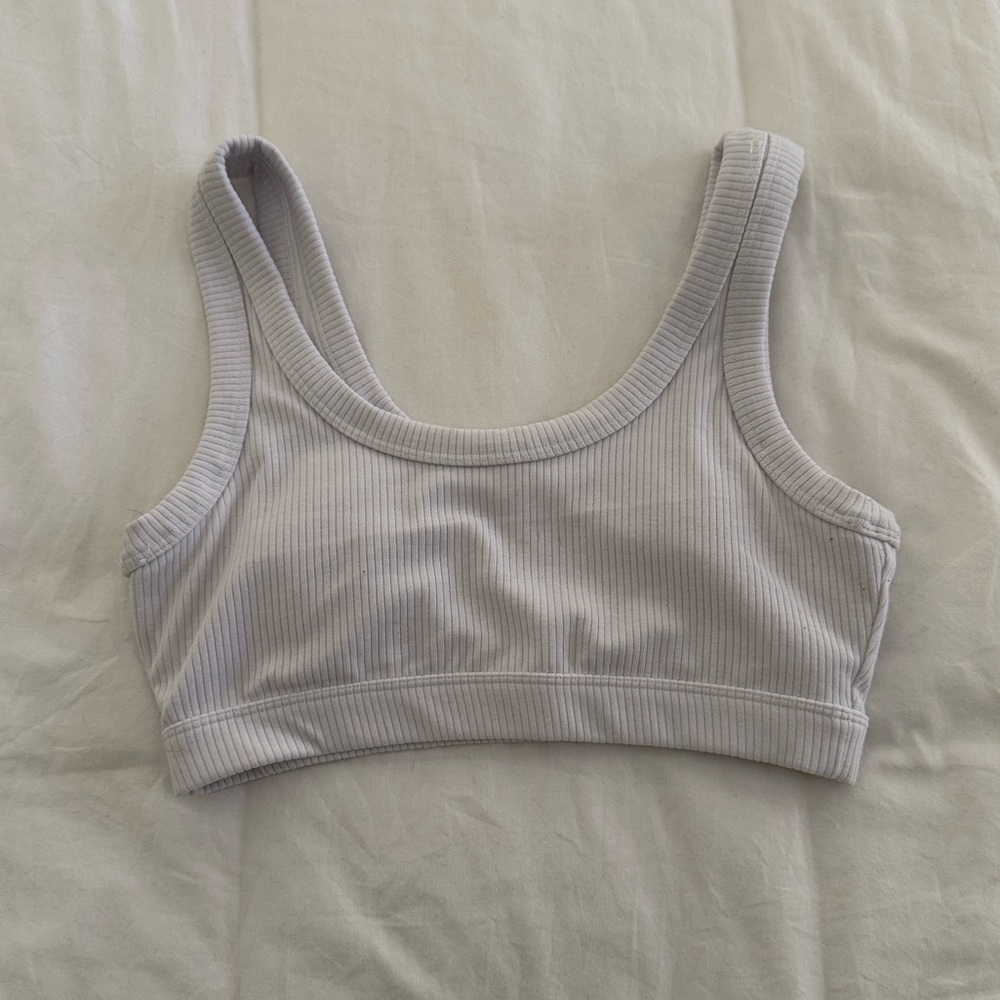 Alo Wellness Bra White - Picture 3 of 5